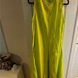 Lime Green Sleeveless Dress